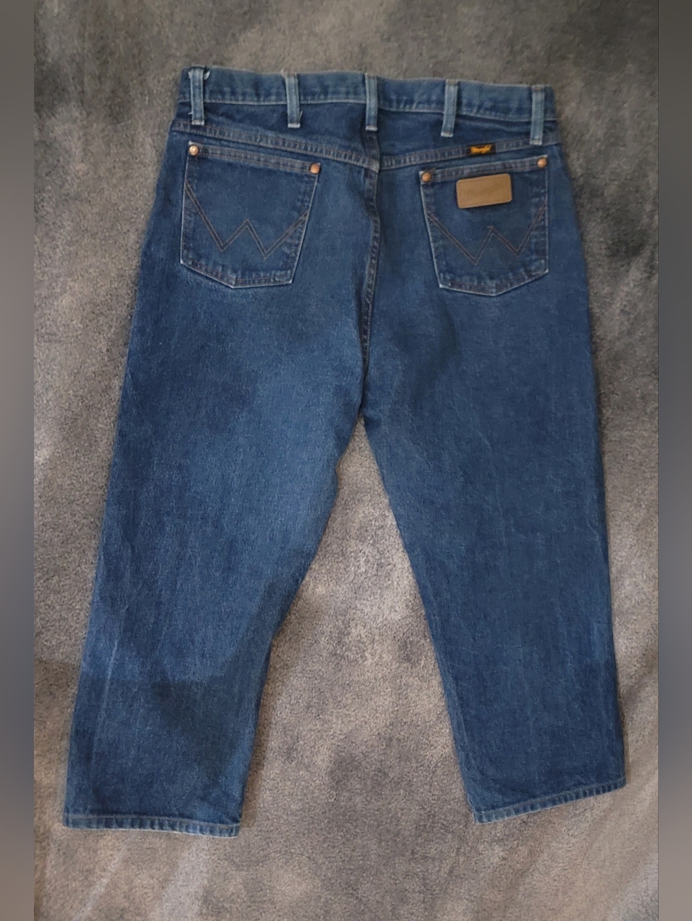 Wrangler Dark Blue Jeans 13MWZ Mens Sz 36 X 34 Western Denim Cowboy USA